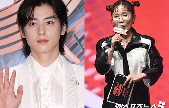 차은우, ‘만삭’ 박슬기 향한 덕담 “건강하게 자라라” [엑’s 이슈]